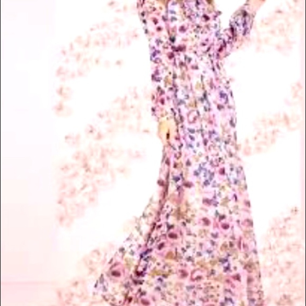LC Lauren Conrad Floral maxi dress